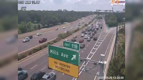 Traffic Cam Orlando: SR-408 E of Mills Ave