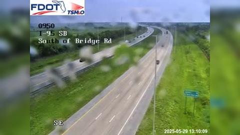 Traffic Cam Jupiter Island: I-95 MP 95.0 Southbound