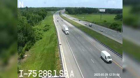 Traffic Cam Pasco: I-75 at MM 286.1