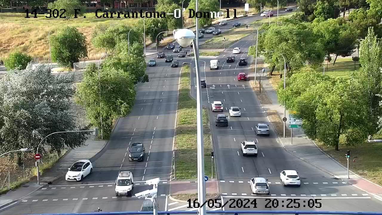 Traffic Cam Pueblo Nuevo: FUENTE CARRANTONA - O'DONNELL