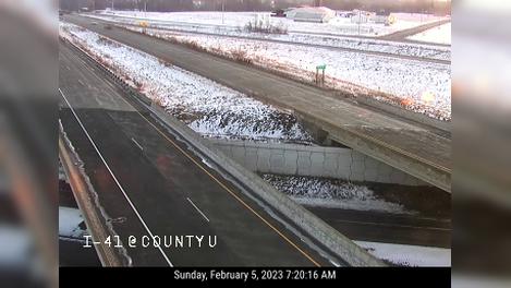 Traffic Cam Madison: I-41 at County U