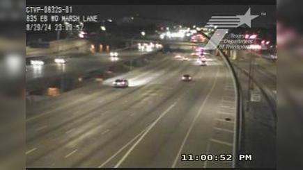 Traffic Cam Dallas › East: LBJ Express I-635 @ Marsh EB