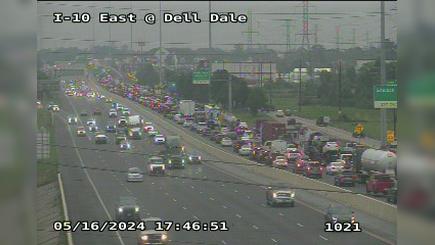 Traffic Cam Channelview › West: IH-10 East @ Dell Dale