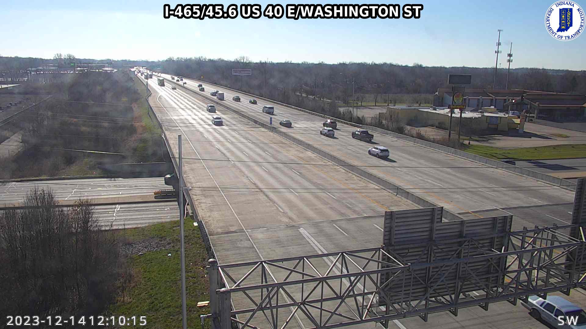 Traffic Cam Indianapolis: I-465: I-465/45.6 US 40 E/WASHINGTON ST