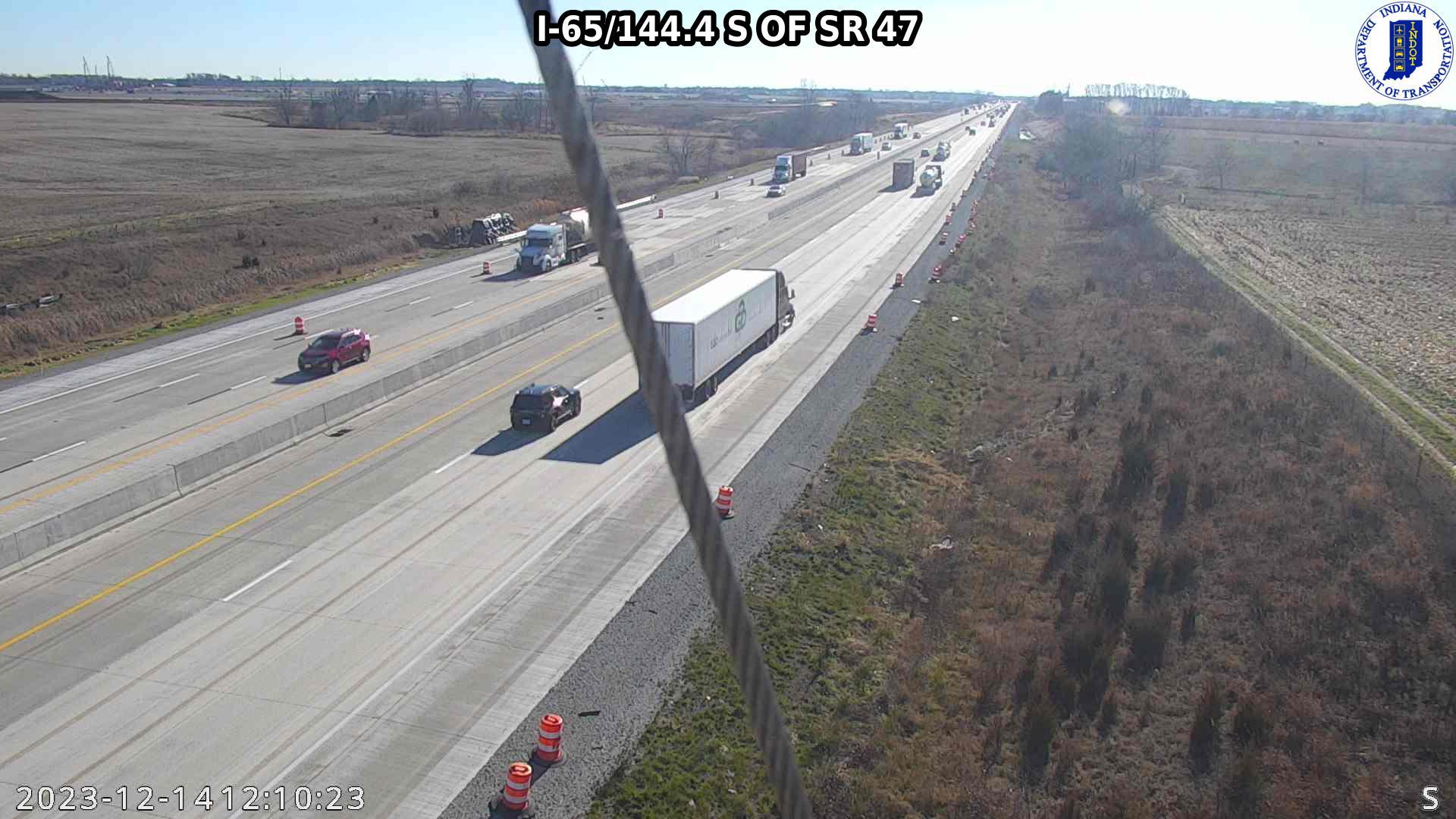 Traffic Cam Pike: I-65: I-65/144.4 S OF SR