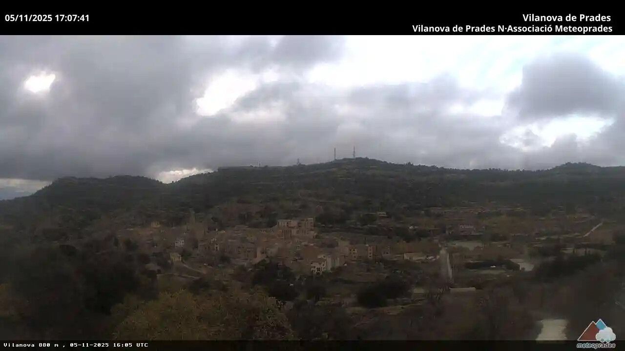 Traffic Cam Vilanova de Prades › North-West