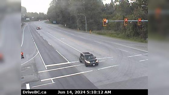 Traffic Cam Maple Ridge › East: Hwy 7 (Lougheed Hwy) at 240th St, looking east along Hwy