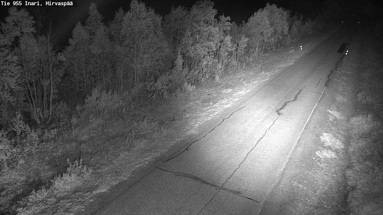Traffic Cam Inari: Tie 955 - Hirvaspää - Kittilään