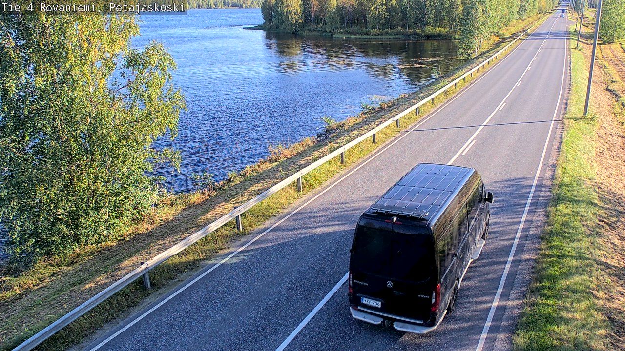 Traffic Cam Rovaniemen seutukunta: Tie 4 Rovaniemi, Petäjäskoski - Kemiin
