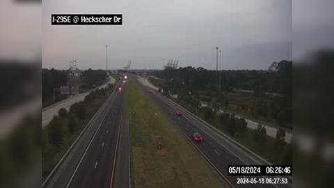 Traffic Cam Jacksonville: I-295 E at Heckscher Dr