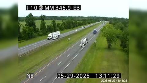 Traffic Cam Jacksonville: I-10 @ MM 346.9