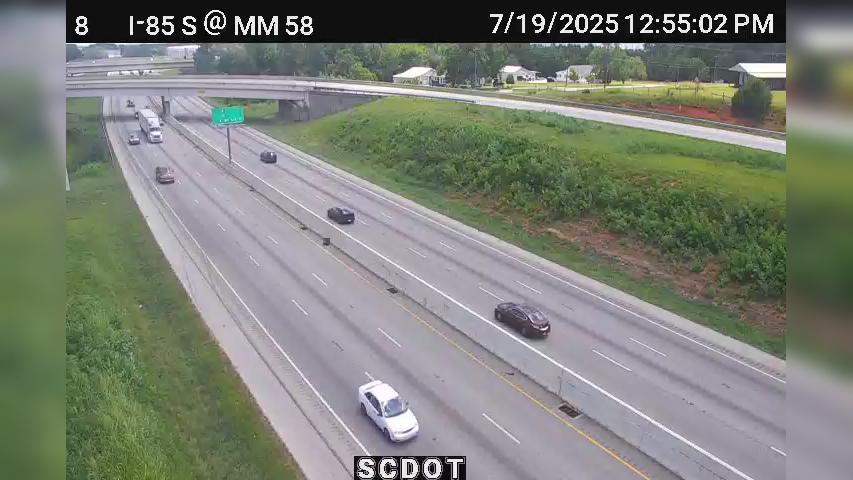 Traffic Cam Greer: I-85 S @ MM