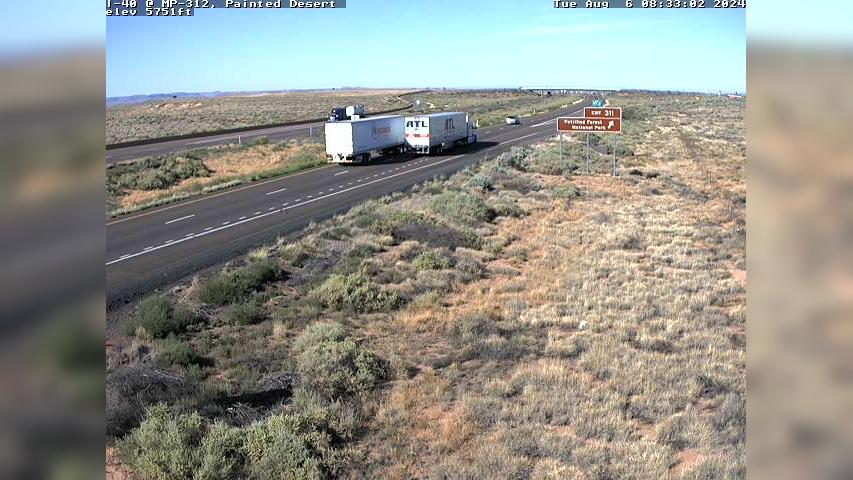 Traffic Cam Painted Desert Community Complex › East: I-40 EB 311.98