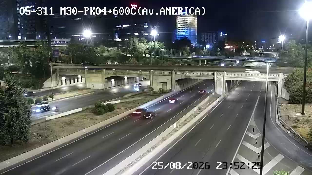 Traffic Cam Castilla: M30 - PK04+600C (Av. de Am�rica)