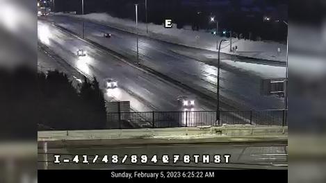 Traffic Cam West Allis: I-41/43/894 at 76th St