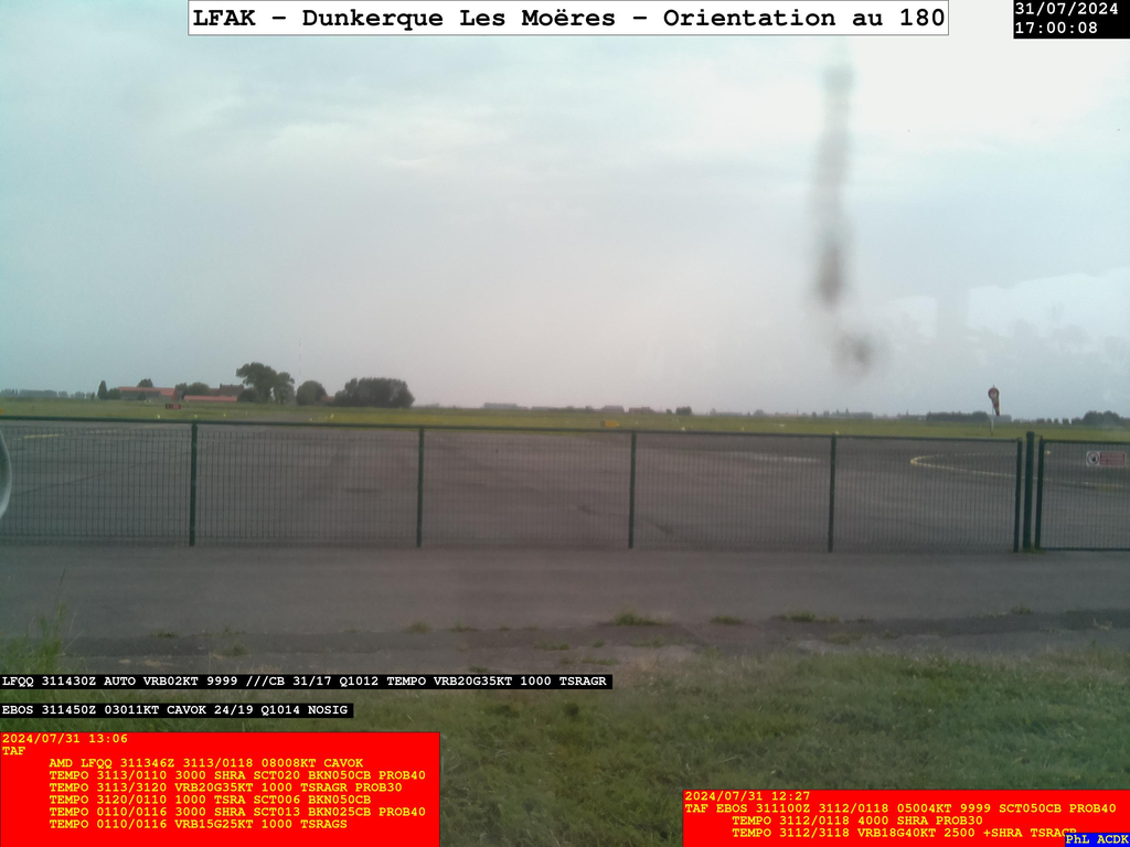 Traffic Cam Ghyvelde › South: Aero Club of Dunkirk