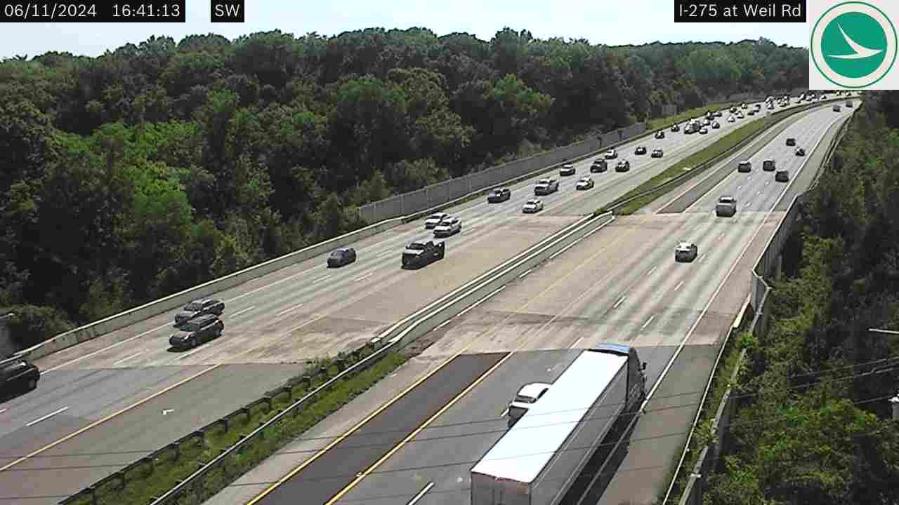 Traffic Cam The Village of Indian Hill: I-275 at Weil Rd