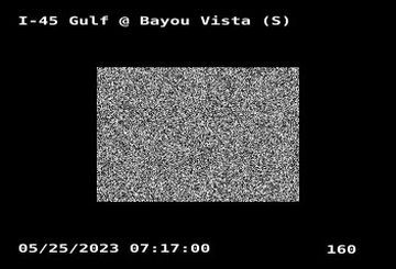 Traffic Cam Virginia Point › South: I-45 Gulf @ Bayou Vista (S)