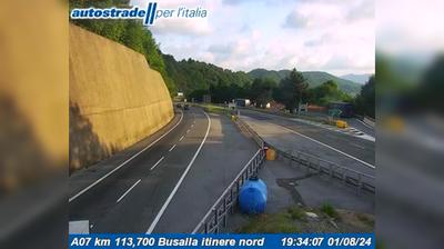 immagine della webcam nei dintorni di Cornigliano Ligure: webcam Valico dei Giovi