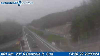 Preview delle webcam di Banzole: A01 km. 231,6 - It. Sud