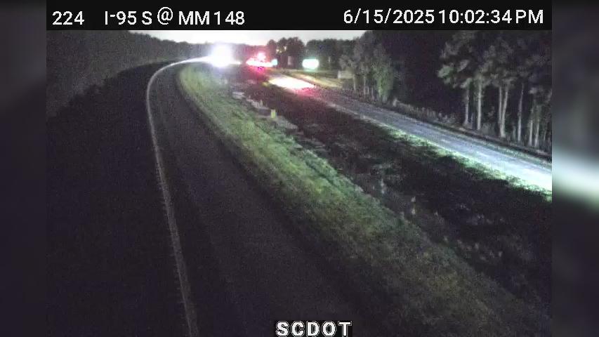 Traffic Cam Sardis: I-95 S @ MM 148