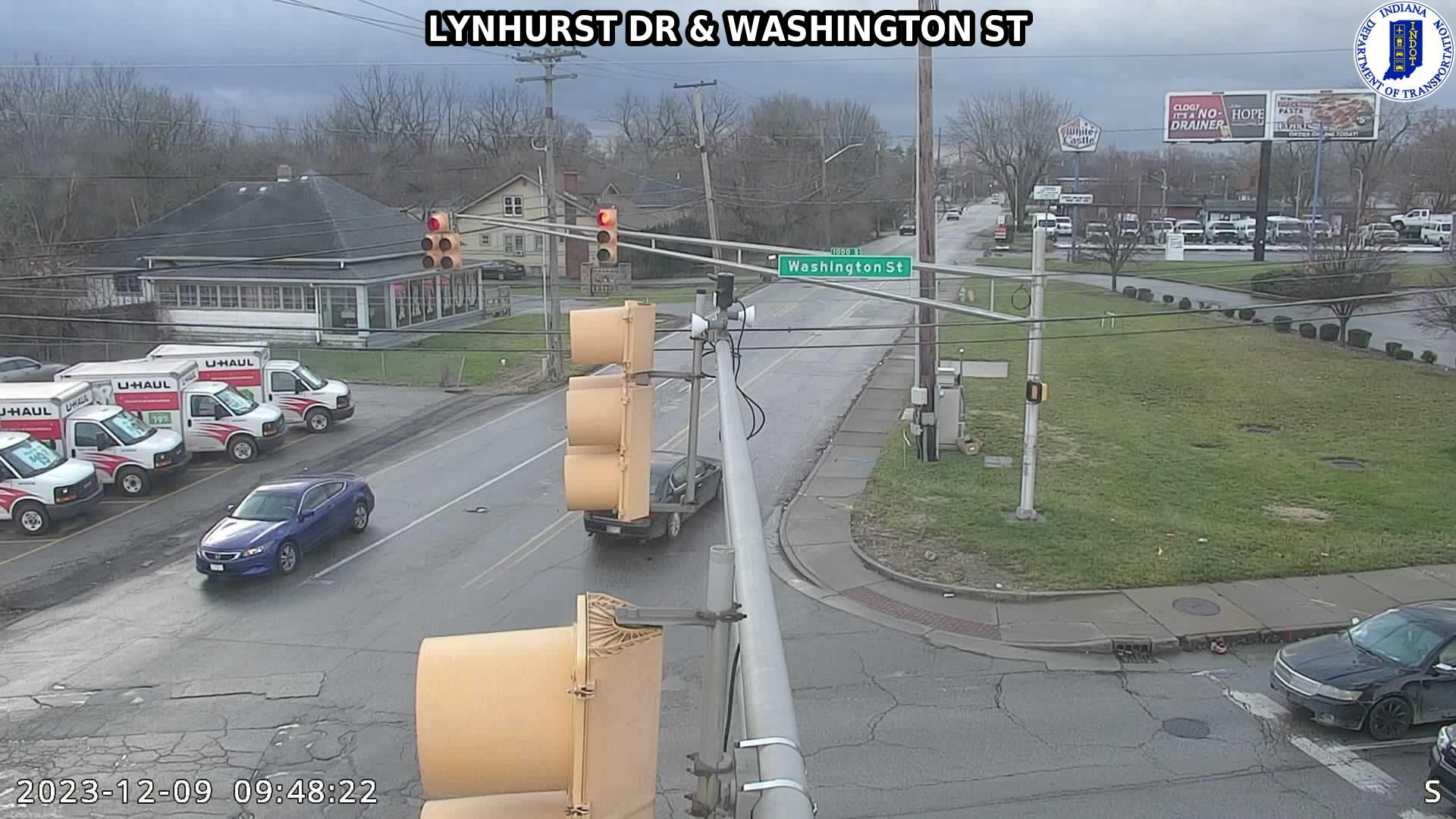 Traffic Cam Indianapolis: SIGNAL: LYNHURST DR & WASHINGTON ST