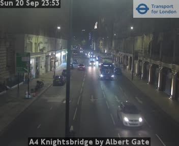 Traffic Cam London: A4 Knightsbridge by Albert Gate