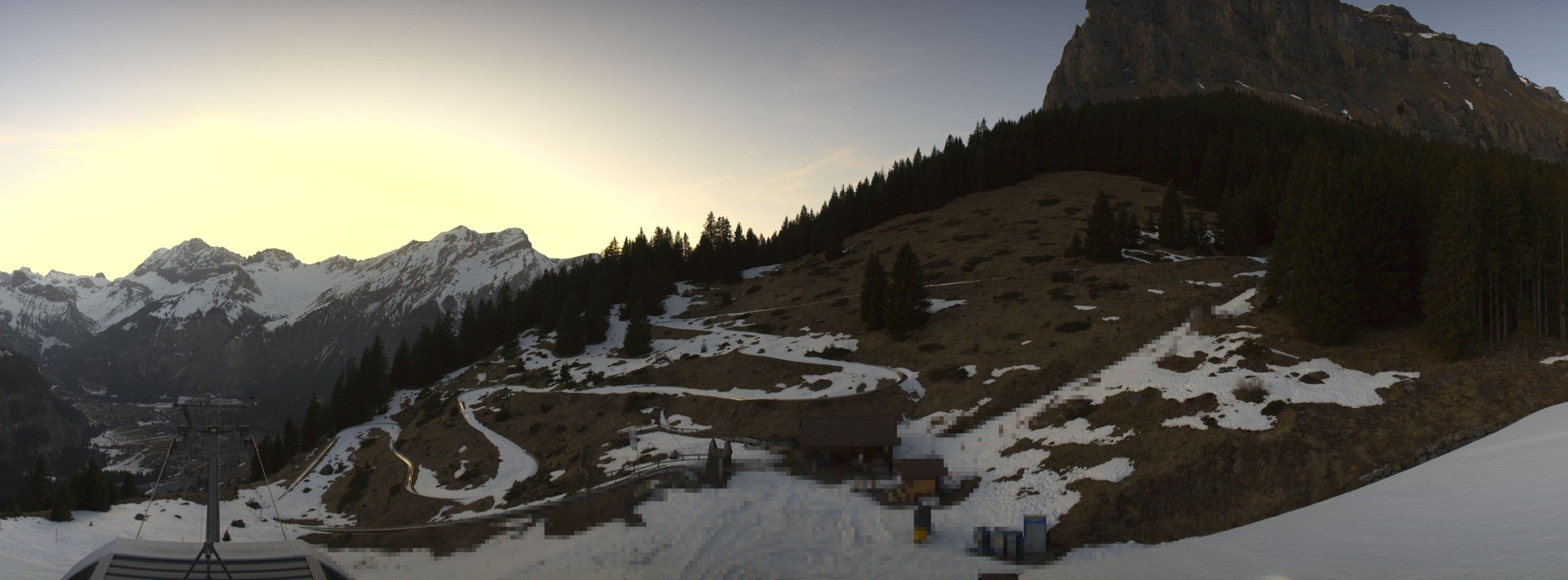 Kandersteg: Stn. Oeschinen: Rodelbahn Oeschinensee - Berghotel Oeschinensee - Blüemlisalp - Schweizer Alpen-Club SAC