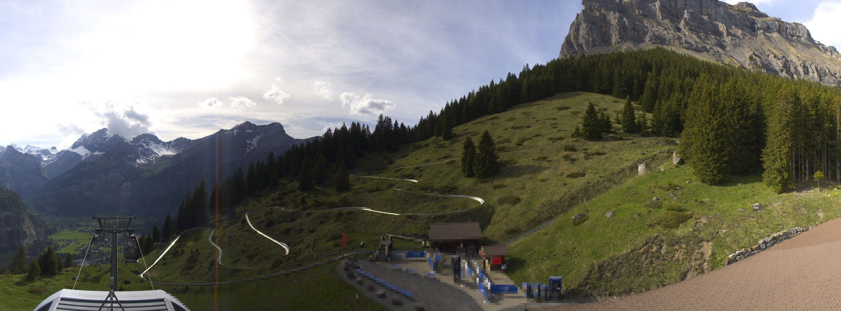 Kandersteg: Stn. Oeschinen: Rodelbahn Oeschinensee - Berghotel Oeschinensee - Blüemlisalp - Schweizer Alpen-Club SAC