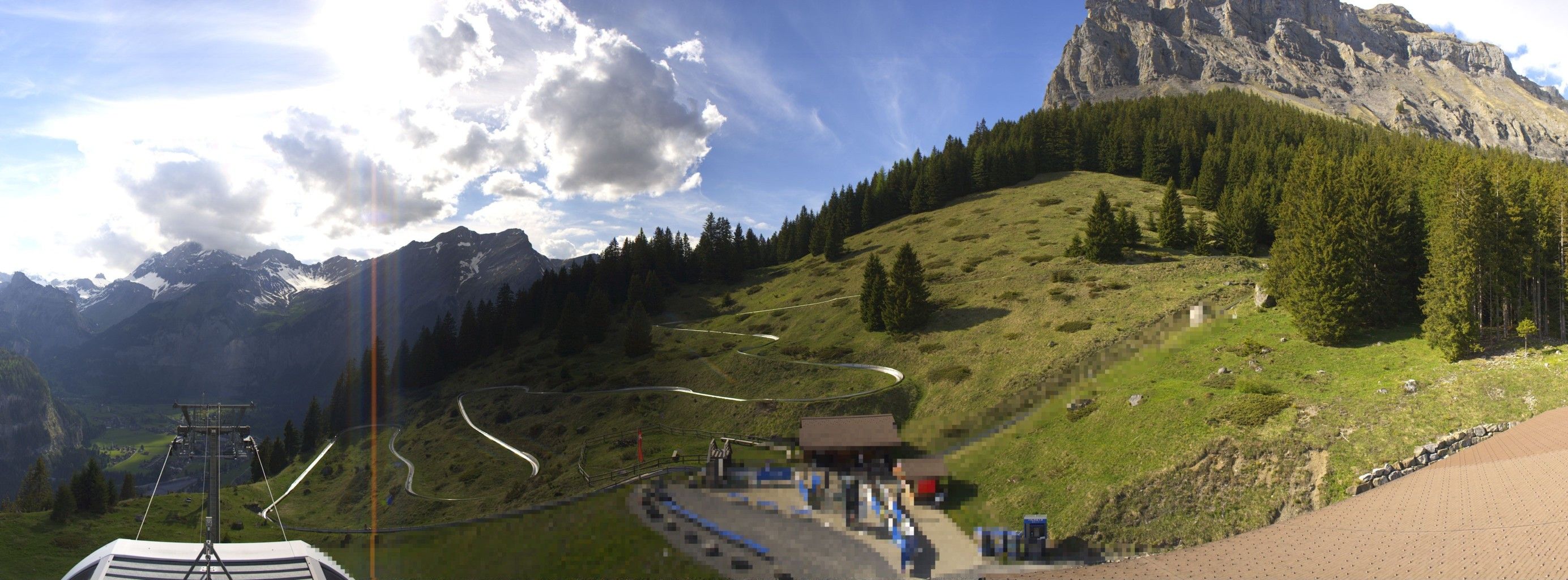 Kandersteg: Stn. Oeschinen: Rodelbahn Oeschinensee - Berghotel Oeschinensee - Blüemlisalp - Schweizer Alpen-Club SAC