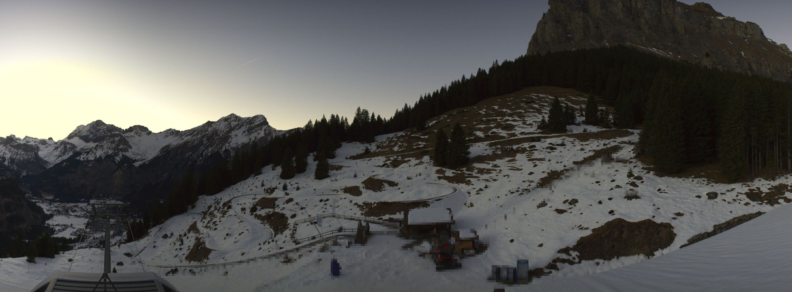 Kandersteg: Stn. Oeschinen: Rodelbahn Oeschinensee - Berghotel Oeschinensee - Blüemlisalp - Schweizer Alpen-Club SAC