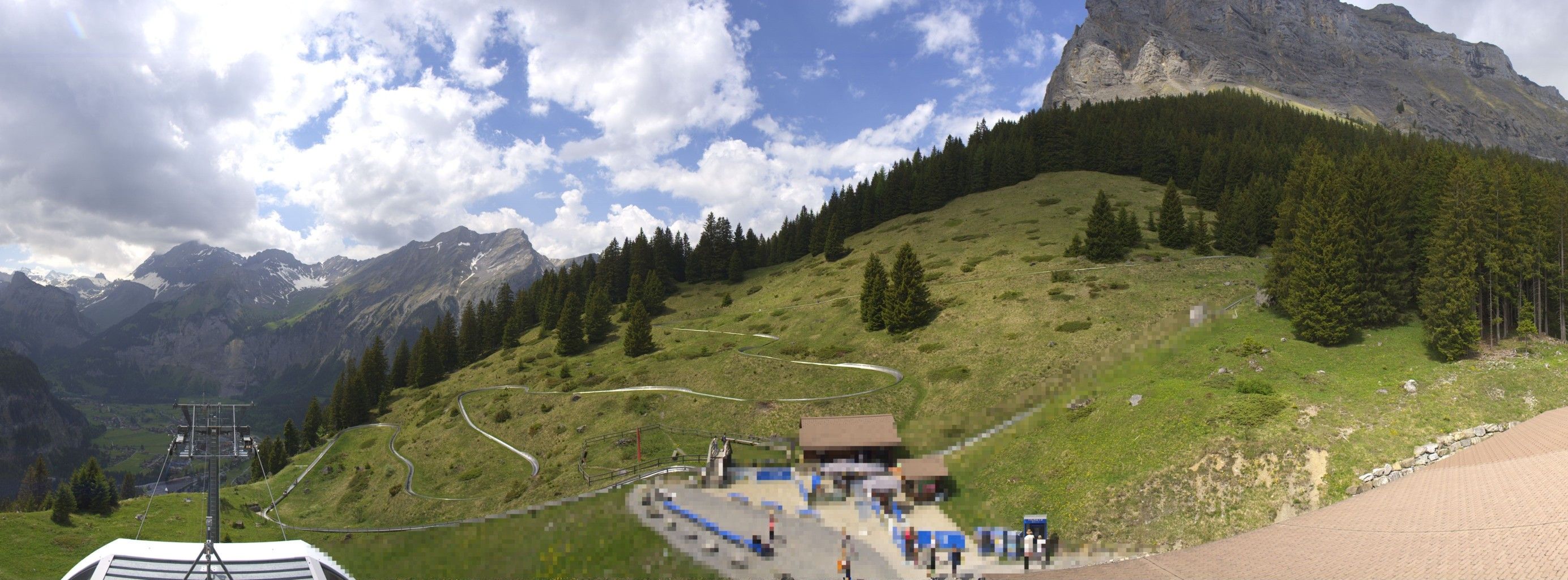 Kandersteg: Stn. Oeschinen: Rodelbahn Oeschinensee - Berghotel Oeschinensee - Blüemlisalp - Schweizer Alpen-Club SAC