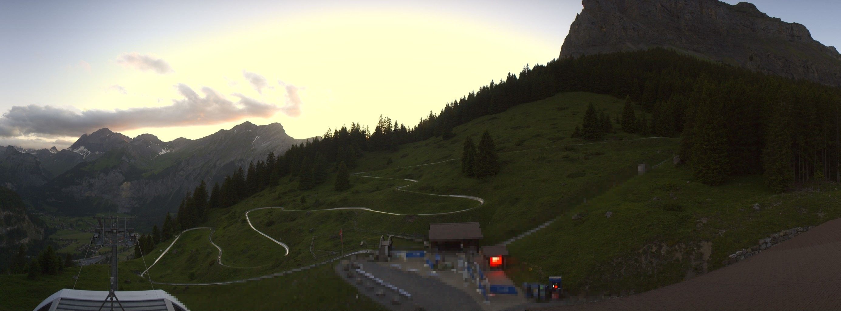 Kandersteg: Stn. Oeschinen: Rodelbahn Oeschinensee - Berghotel Oeschinensee - Blüemlisalp - Schweizer Alpen-Club SAC