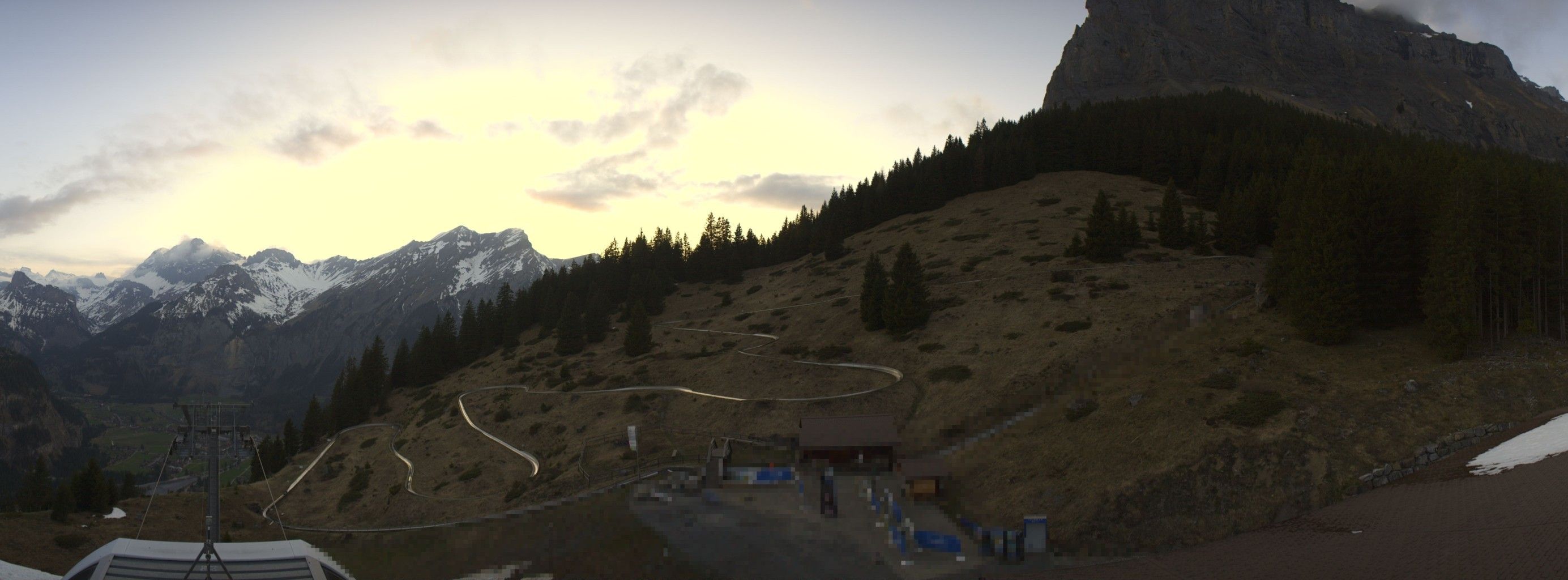 Kandersteg: Stn. Oeschinen: Rodelbahn Oeschinensee - Berghotel Oeschinensee - Blüemlisalp - Schweizer Alpen-Club SAC