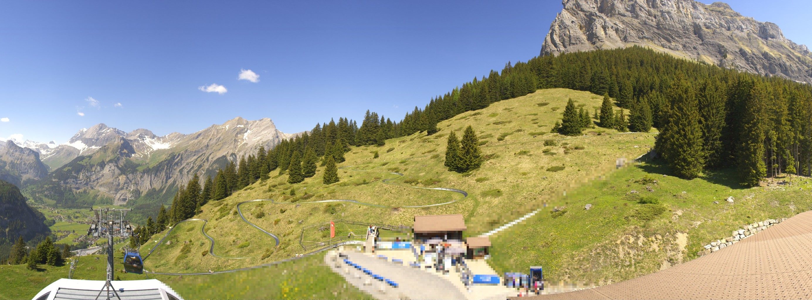 Kandersteg: Stn. Oeschinen: Rodelbahn Oeschinensee - Berghotel Oeschinensee - Blüemlisalp - Schweizer Alpen-Club SAC