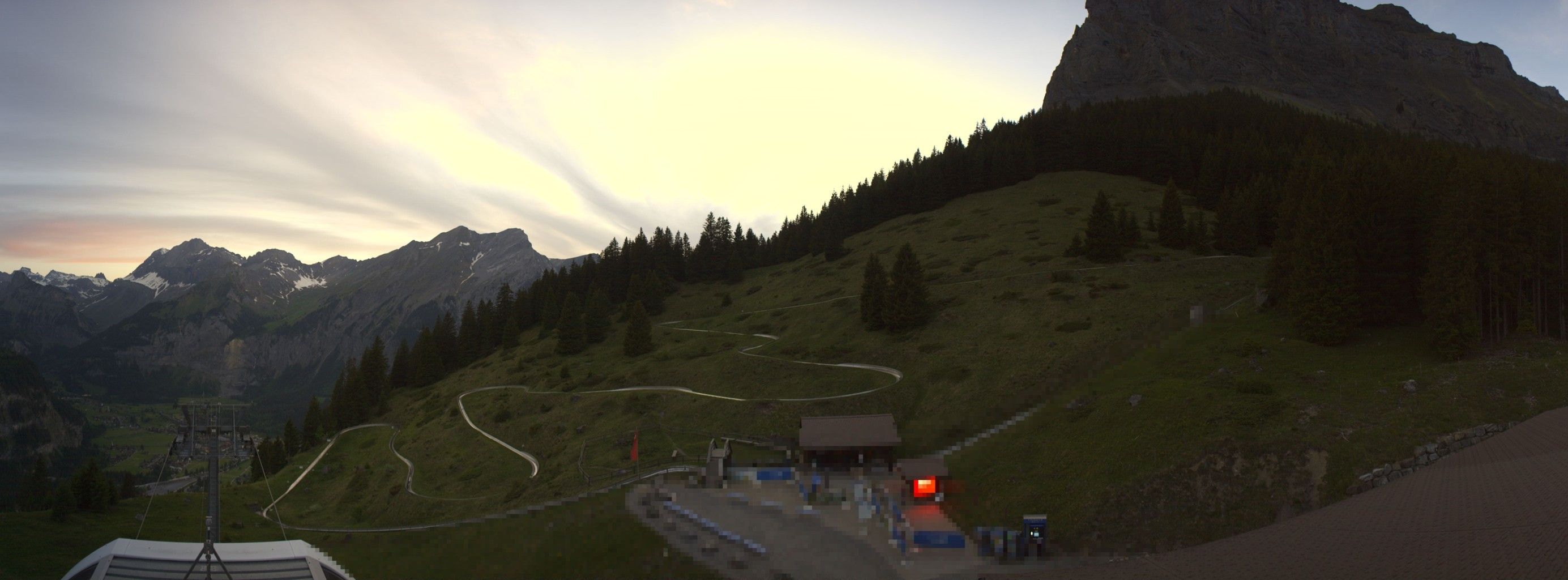 Kandersteg: Stn. Oeschinen: Rodelbahn Oeschinensee - Berghotel Oeschinensee - Blüemlisalp - Schweizer Alpen-Club SAC