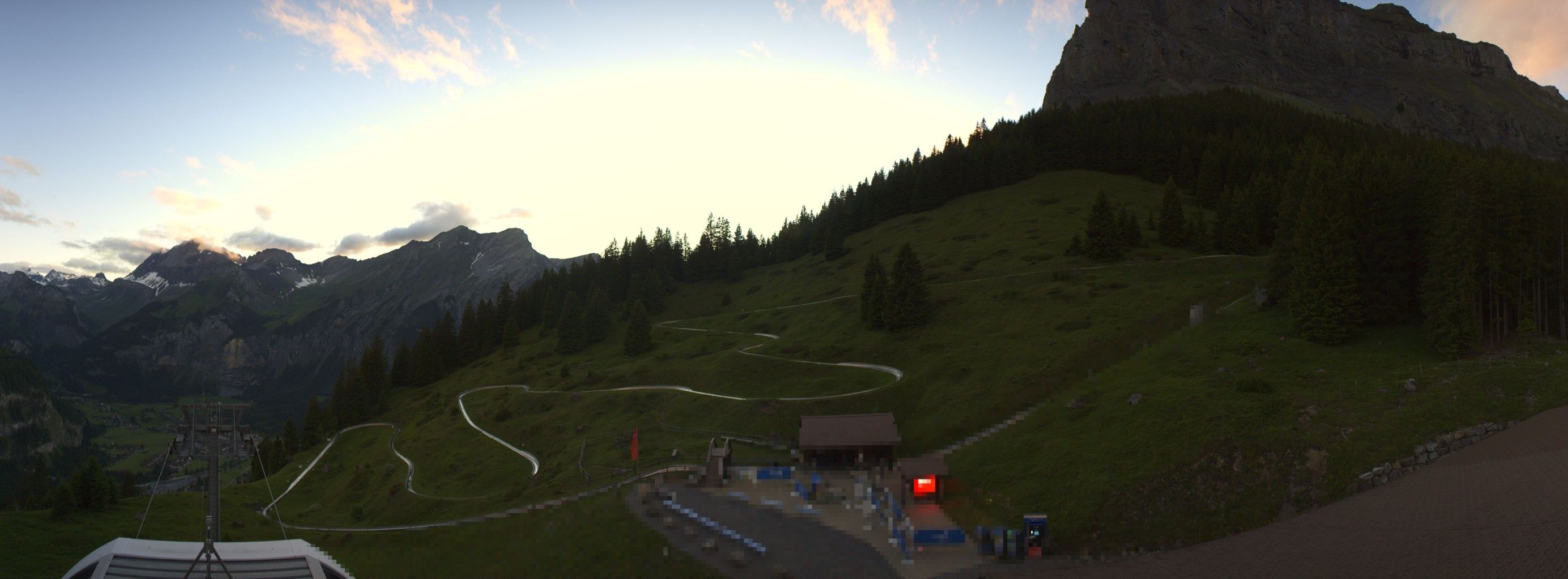 Kandersteg: Stn. Oeschinen: Rodelbahn Oeschinensee - Berghotel Oeschinensee - Blüemlisalp - Schweizer Alpen-Club SAC