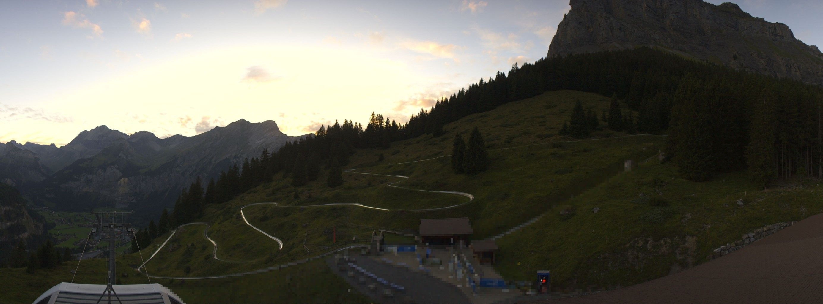Kandersteg: Stn. Oeschinen: Rodelbahn Oeschinensee - Berghotel Oeschinensee - Blüemlisalp - Schweizer Alpen-Club SAC