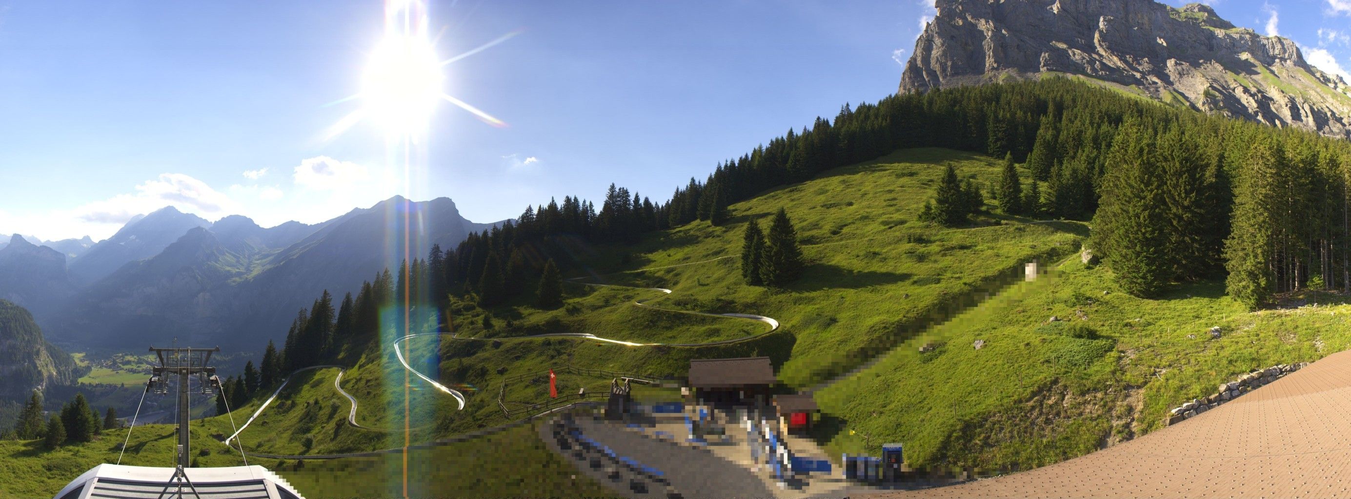 Kandersteg: Stn. Oeschinen: Rodelbahn Oeschinensee - Berghotel Oeschinensee - Blüemlisalp - Schweizer Alpen-Club SAC