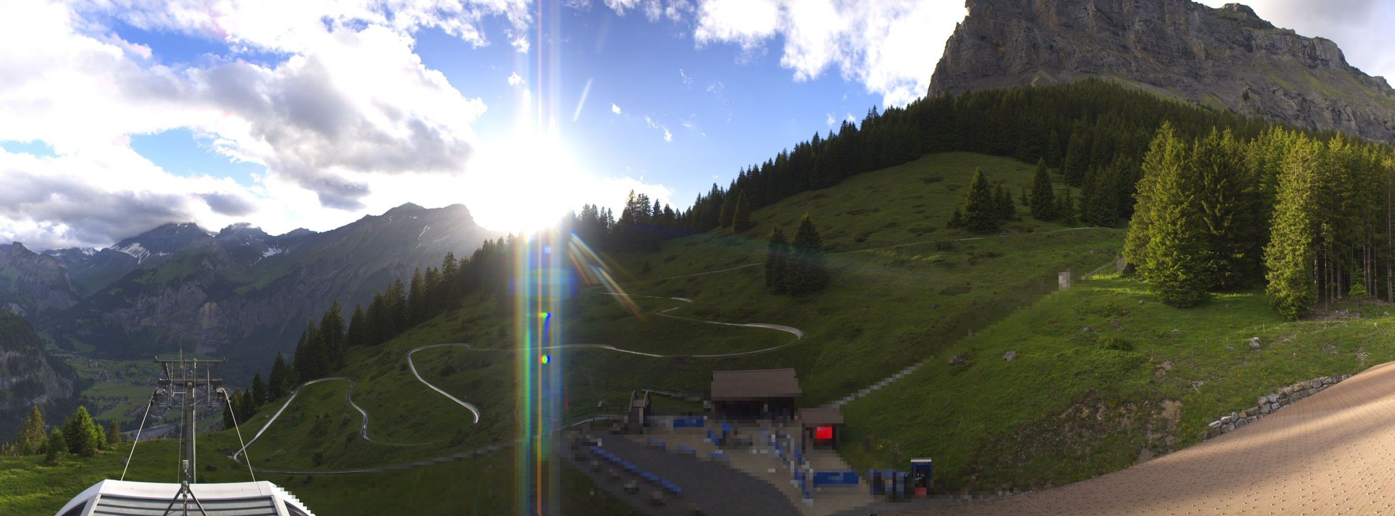 Kandersteg: Stn. Oeschinen: Rodelbahn Oeschinensee - Berghotel Oeschinensee - Blüemlisalp - Schweizer Alpen-Club SAC