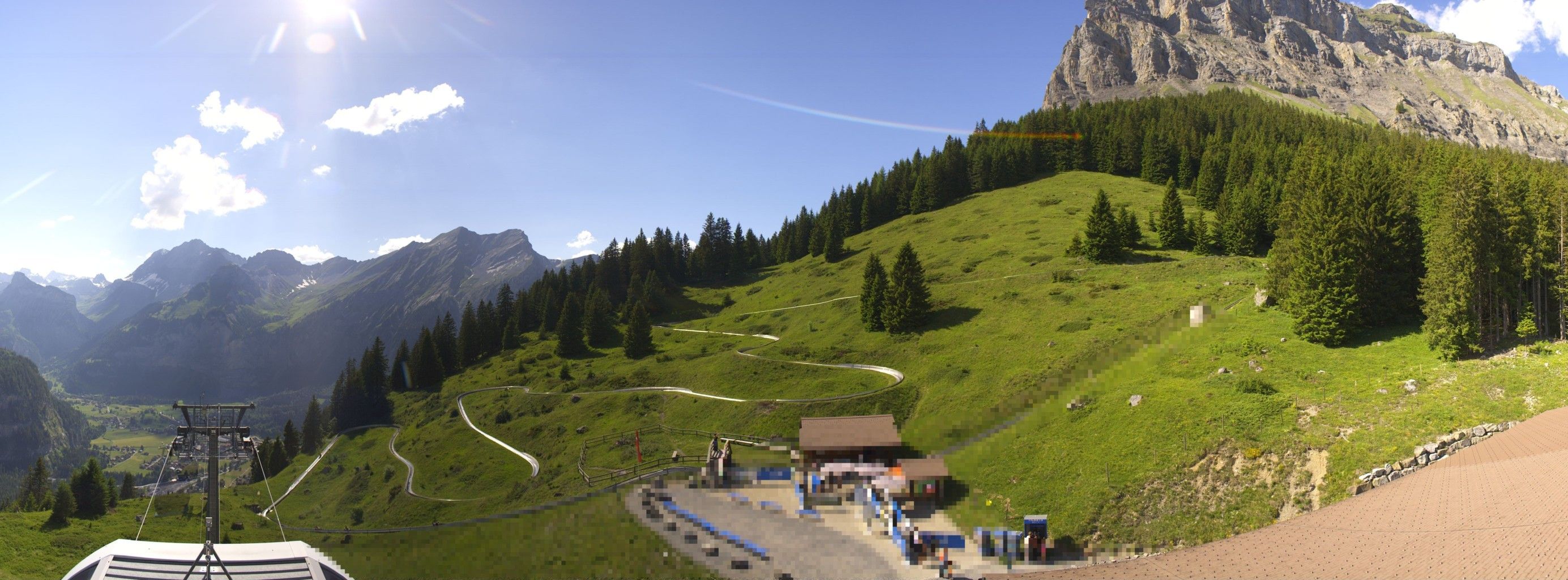 Kandersteg: Stn. Oeschinen: Rodelbahn Oeschinensee - Berghotel Oeschinensee - Blüemlisalp - Schweizer Alpen-Club SAC