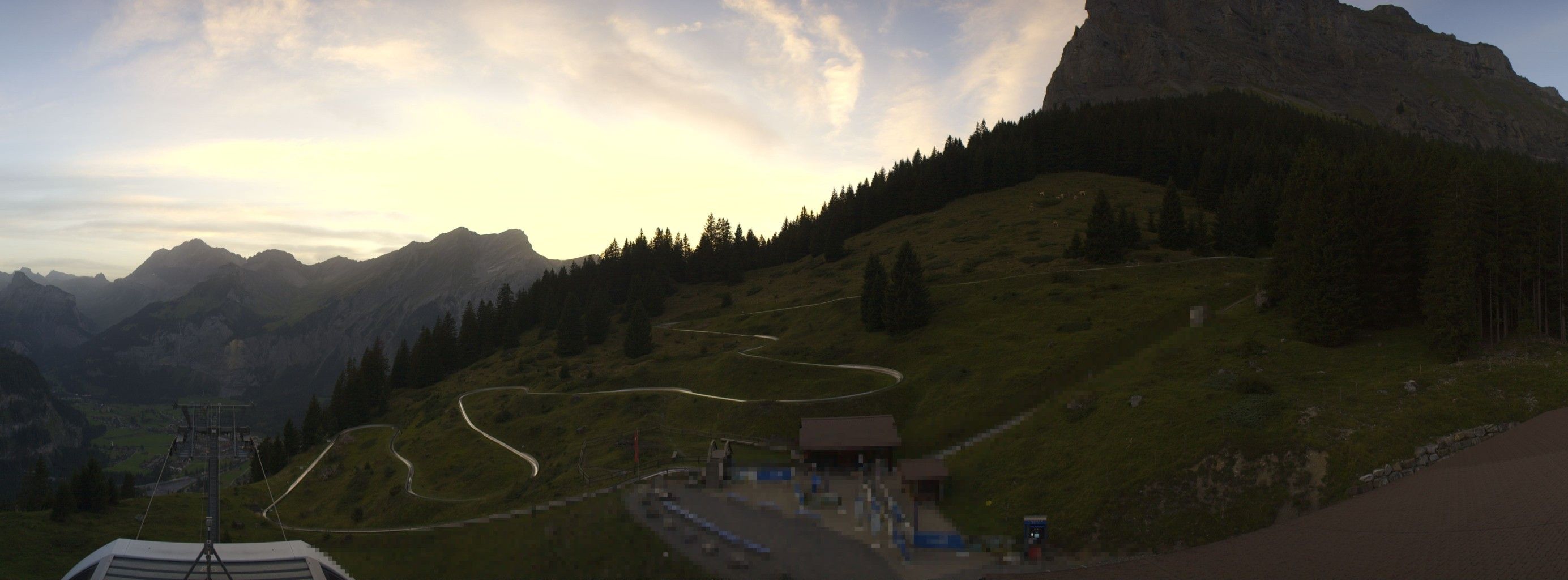 Kandersteg: Stn. Oeschinen: Rodelbahn Oeschinensee - Berghotel Oeschinensee - Blüemlisalp - Schweizer Alpen-Club SAC