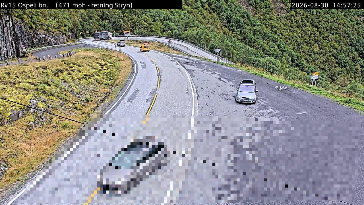 Traffic Cam Videseter: R15 Ospeli bru (Stryn)