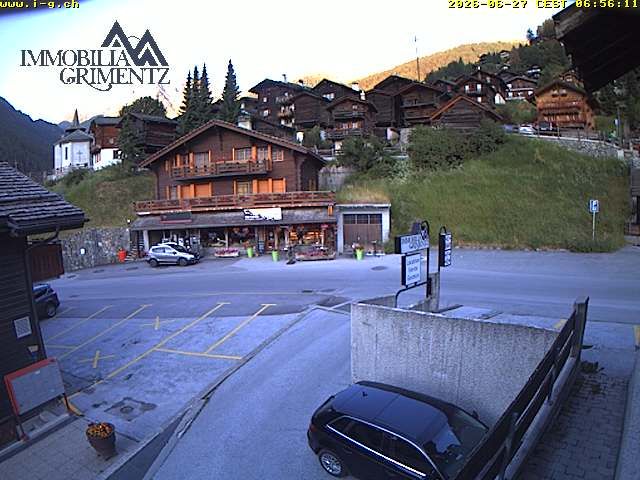 Grimentz › Südwesten: Boulangerie Pâtisserie Salamin, le Tea Room - EGLISE PAROISSIALE SAINT-THÉODULE