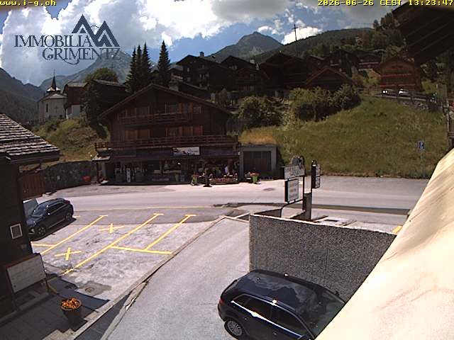 Grimentz › Südwesten: Boulangerie Pâtisserie Salamin, le Tea Room - EGLISE PAROISSIALE SAINT-THÉODULE