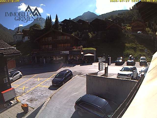 Grimentz › Südwesten: Boulangerie Pâtisserie Salamin, le Tea Room - EGLISE PAROISSIALE SAINT-THÉODULE