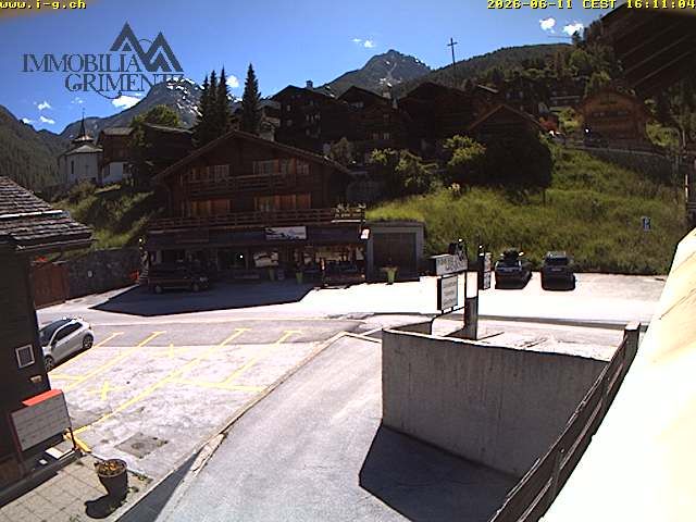 Grimentz › Südwesten: Boulangerie Pâtisserie Salamin, le Tea Room - EGLISE PAROISSIALE SAINT-THÉODULE