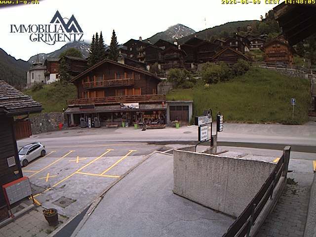 Grimentz › Südwesten: Boulangerie Pâtisserie Salamin, le Tea Room - EGLISE PAROISSIALE SAINT-THÉODULE