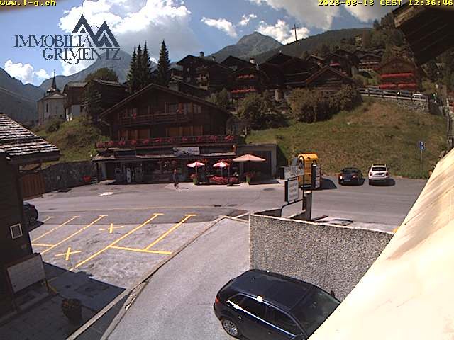 Grimentz › Südwesten: Boulangerie Pâtisserie Salamin, le Tea Room - EGLISE PAROISSIALE SAINT-THÉODULE