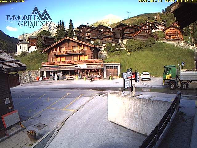 Grimentz › Südwesten: Boulangerie Pâtisserie Salamin, le Tea Room - EGLISE PAROISSIALE SAINT-THÉODULE